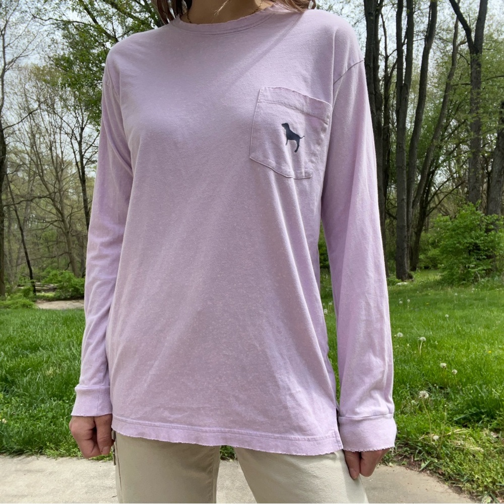 PINK Victorias Secret oversized pocket t-shirt